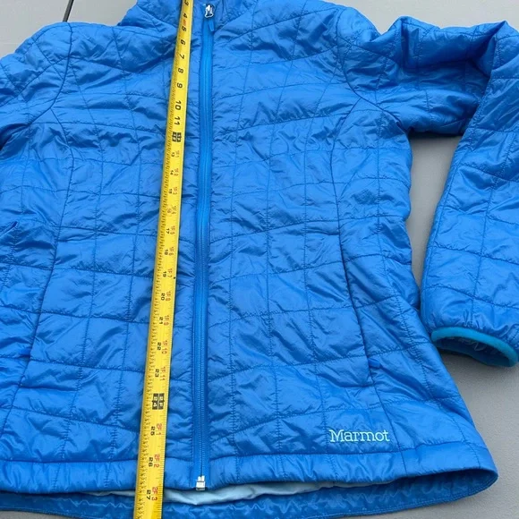 Marmot Women's Vibrant Blue Quilted Puffer Jacket - Picture 9 of 15